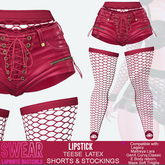 Latex Bra - Teese Latex Bralet LIPSTICK