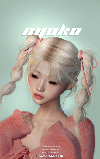 Nyoko - ROMI hair tie [FATPACK]