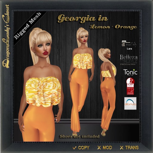 Georgia in Lemon-Orange