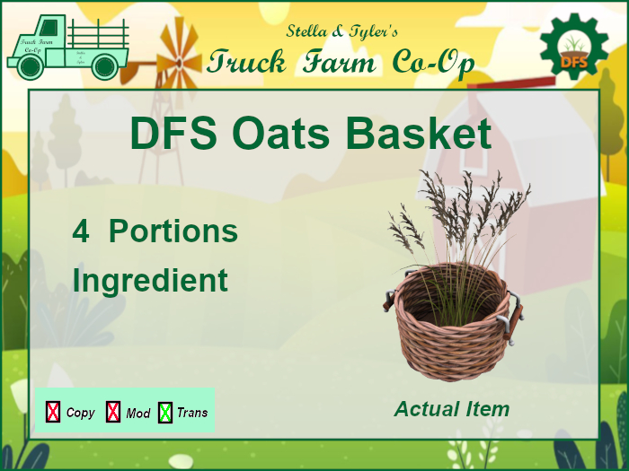 DFS Oats Basket - X1