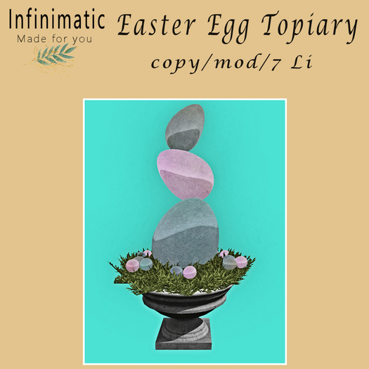 Easter egg Topiary boxed