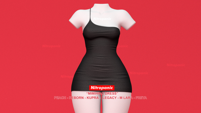 Nitropanic_MIMIHING DRESS BLACK (ADD)