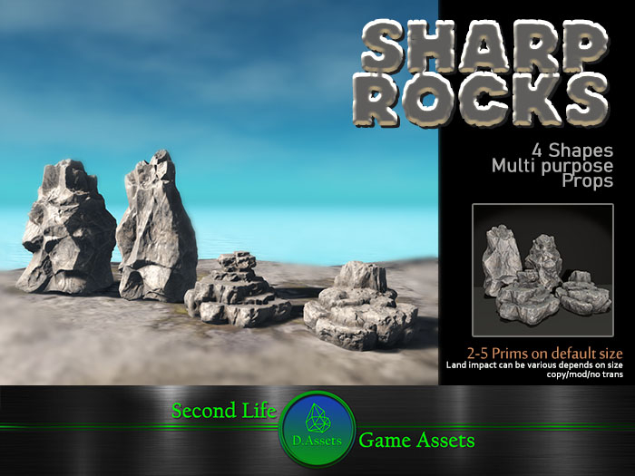 :D.Assets: - Sharp Rocks [ADD ME]