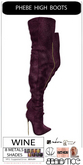 Baiastice_Phebe High Boots-Wine