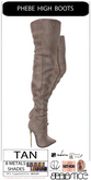 Baiastice_Phebe High Boots-Tan