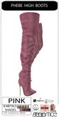 Baiastice_Phebe High Boots-Pink