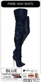 Baiastice_Phebe High Boots-Blue
