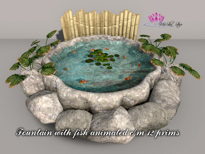 MICSHA-FOUNTAIN FISH ANIMATED
