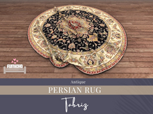Furnicha - Antique Persian Tabriz Round Rug