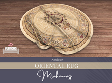 Furnicha - Antique Oriental Round Rug - Mahanaz