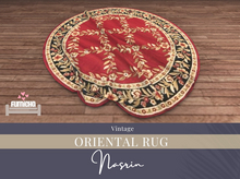 Furnicha - Vintage Oriental Floral Round Rug - Nasrin