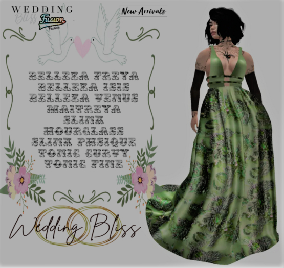 [Fusion Fashion Delivery Hud] - Fusion Wedding Dress - Raziel