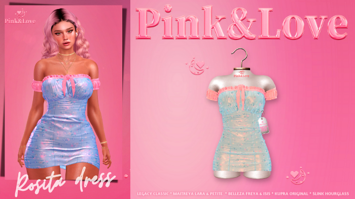 [Pink&Love] Rosita - Dress - Ciel
