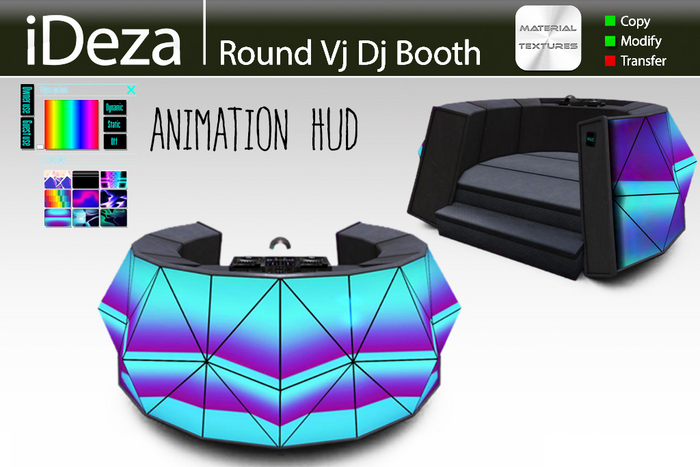 IDEZA - Round Vj Dj Booth Set