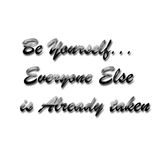Be Yourself Wall Sticker
