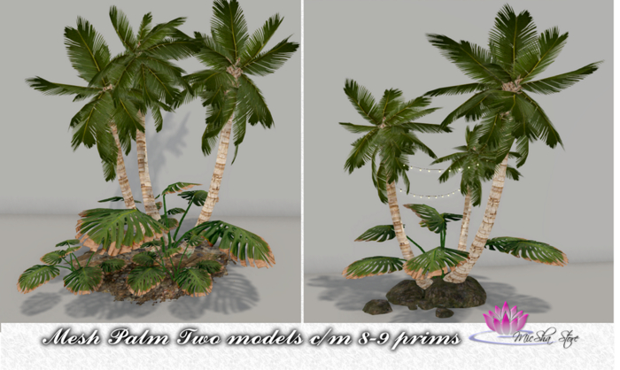 MICSHA-DECOR PALM TWO MODELS