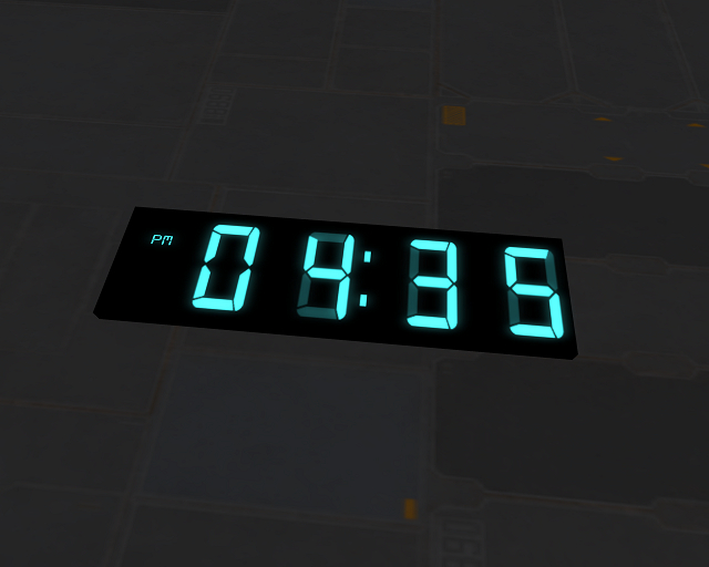 DFP Digital Clock