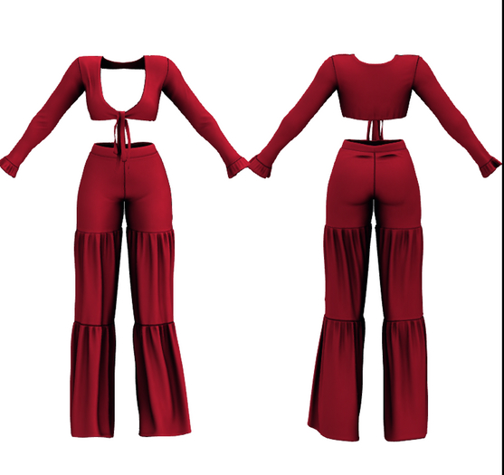 #UNIVERSA - Molly Top - Red  - ADULT