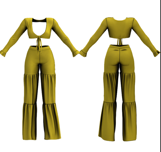 #UNIVERSA - Molly Pants - Yellow - ADULT