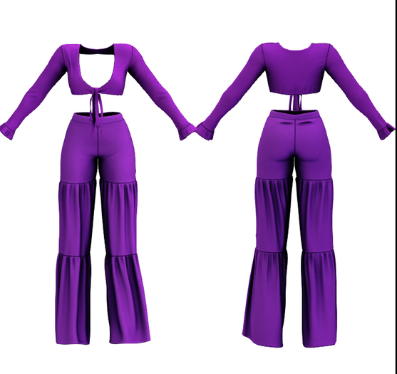 #UNIVERSA - Molly Pants - Purple - ADULT