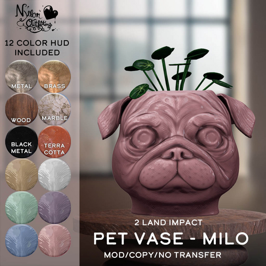 (NO) Pet Vase - Milo