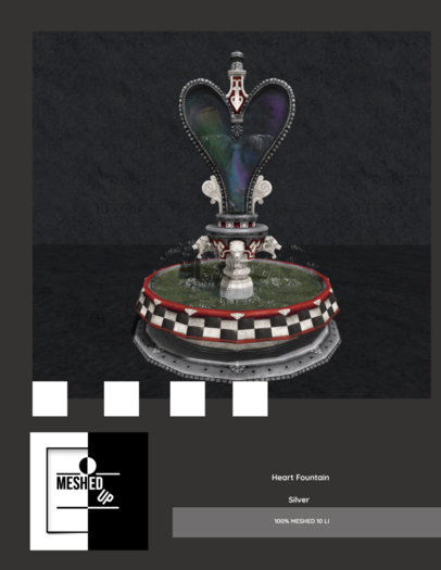 MeshedUp: Heart Fountain Silver 