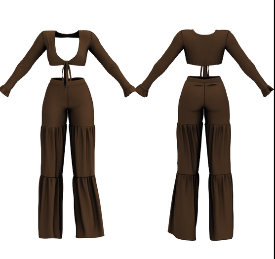 #UNIVERSA - Molly Pants - Brown - ADULT