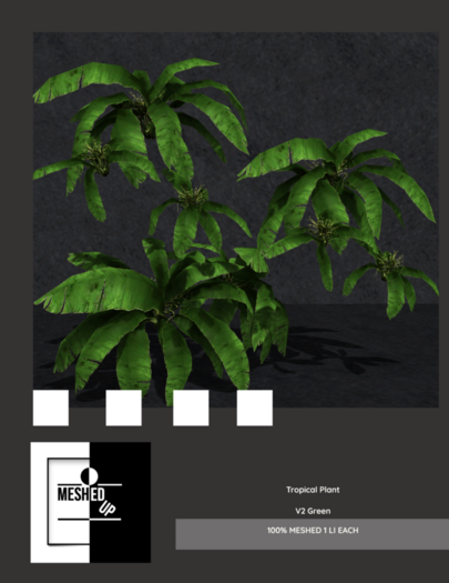 MeshedUp: Tropical Plant Green V2 Pack