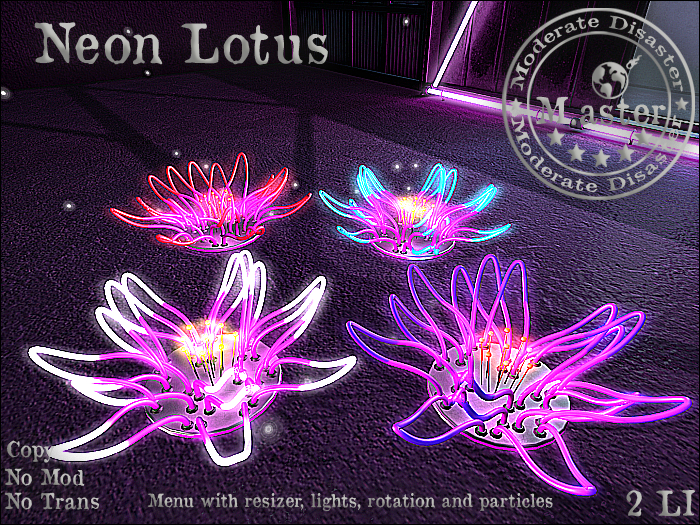 Neon Lotus (Pink) [Moderate Disaster]