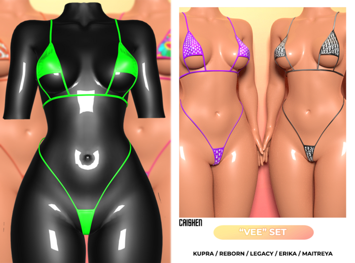 CAISHEN - "Vee" Set (Lime) [UNPACKER]