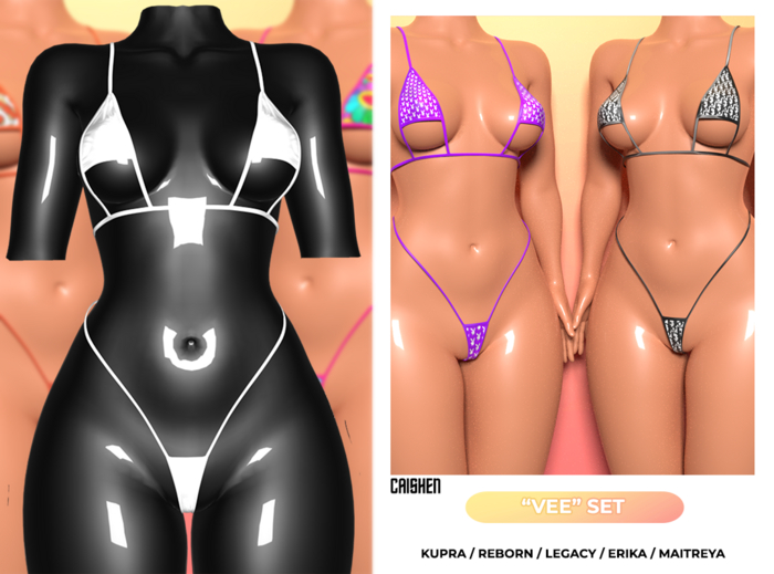 CAISHEN - "Vee" Set (White) [UNPACKER]