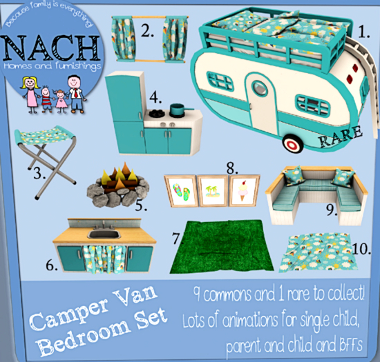 1. NACH Camper Van Bed RARE