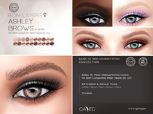 [GA.EG] Brows - B-BR18 Ashley - BOM [SL]