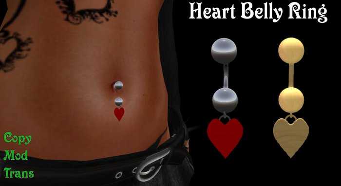 Belly Heart Ring