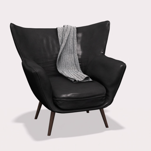 .df. Winged Chair - Black (PG) [add me]