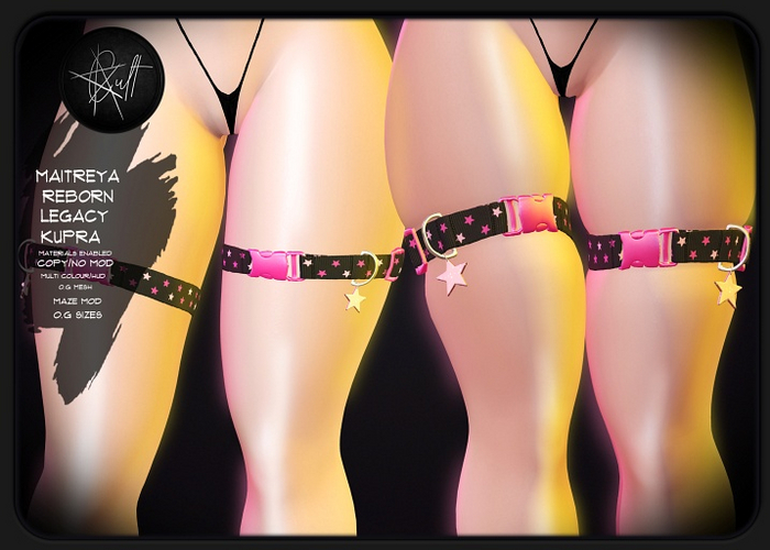 : CULT : Lynx Garter DEMO + Maze Soft Thighs DEMO