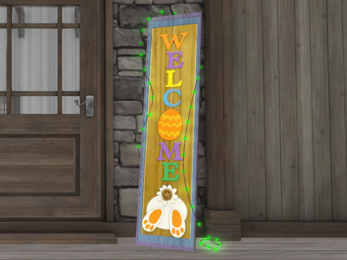 Bunny Butt Porch Sign