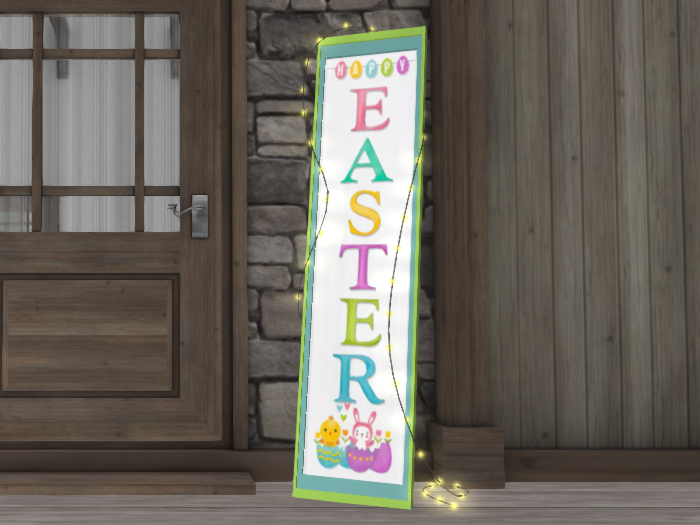 Eggy Easter Porch Sign
