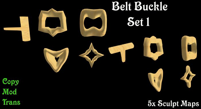 Belt Buckles Sculpt Set 1