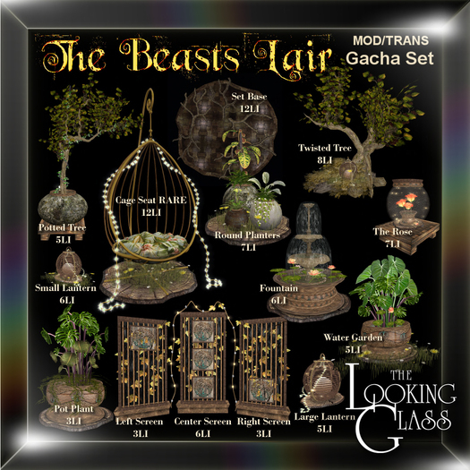 TLG - The Beasts Lair Right Water Screen Boxed