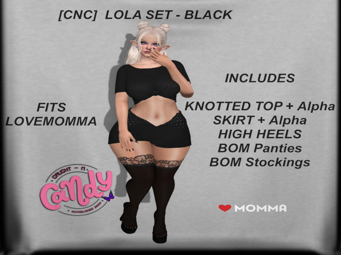 [CNC]  LOLA SET - BLACK