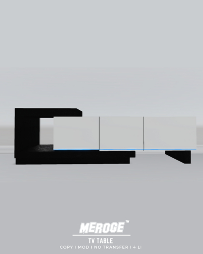 0" MEROGE  x TV TABLE 