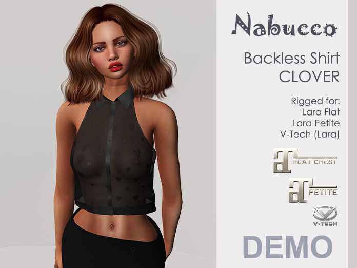 Nabucco Backless Shirt - CLOVER - DEMO