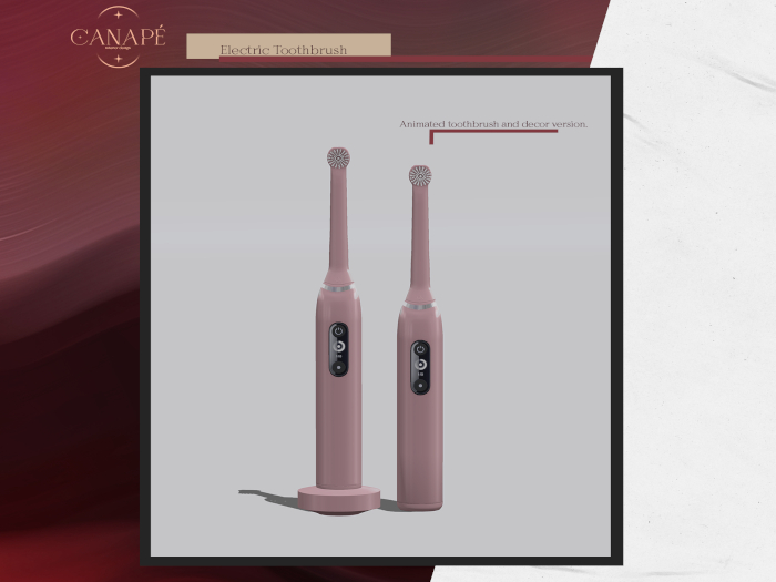[Canape] Electric Toothbrush Pink