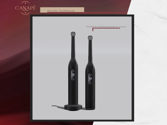 [Canape] Electric Toothbrush Black