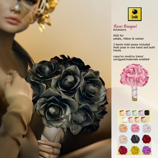 *LODE* Accessory - Roses Bouquet [All colors]