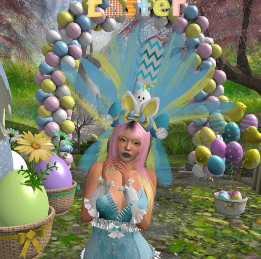 MOMO CREATIONS - Easter Feather Head Dress