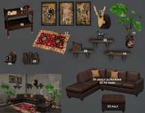02 ::InkMe:: Blaire Living room RARE (PG Couch)