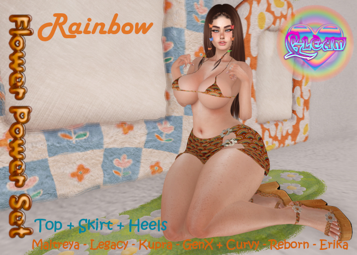 GLEAM: Rainbow Flower Power Set