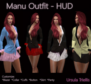 6682 Manu Mesh Outfit - [Fatpack]